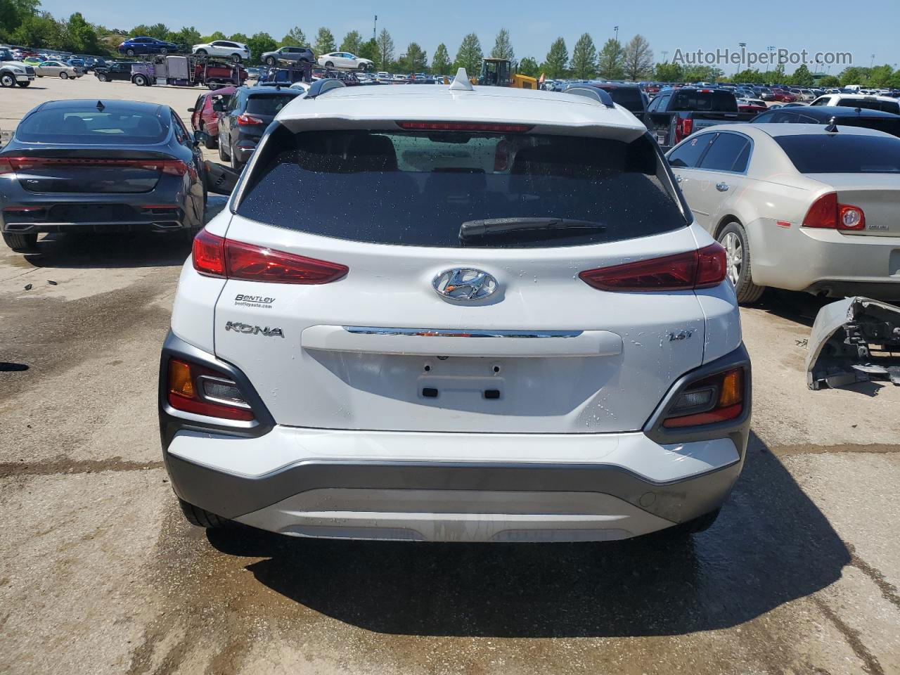 2021 Hyundai Kona Limited Silver vin: KM8K33A51MU623469