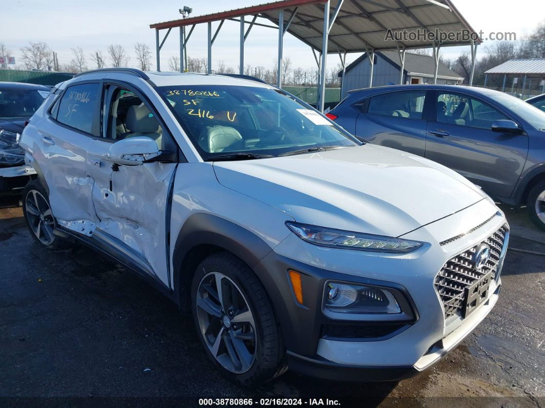 2021 Hyundai Kona Limited Белый vin: KM8K3CA50MU624242