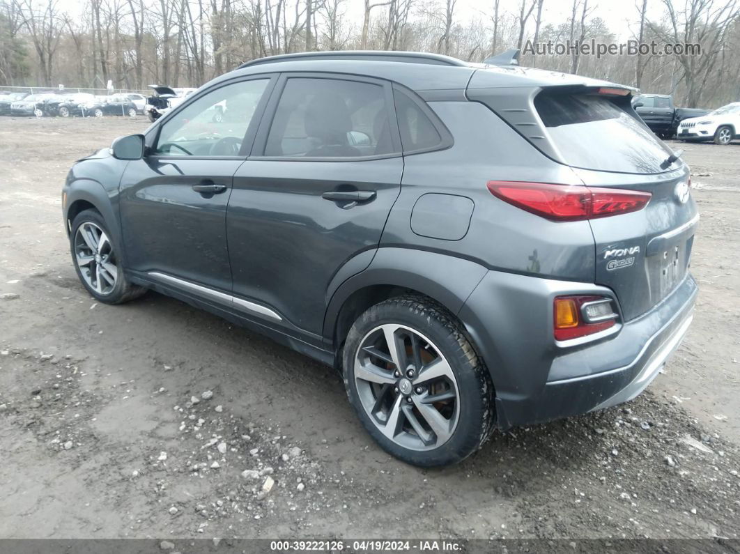 2021 Hyundai Kona Limited Gray vin: KM8K3CA52MU680375