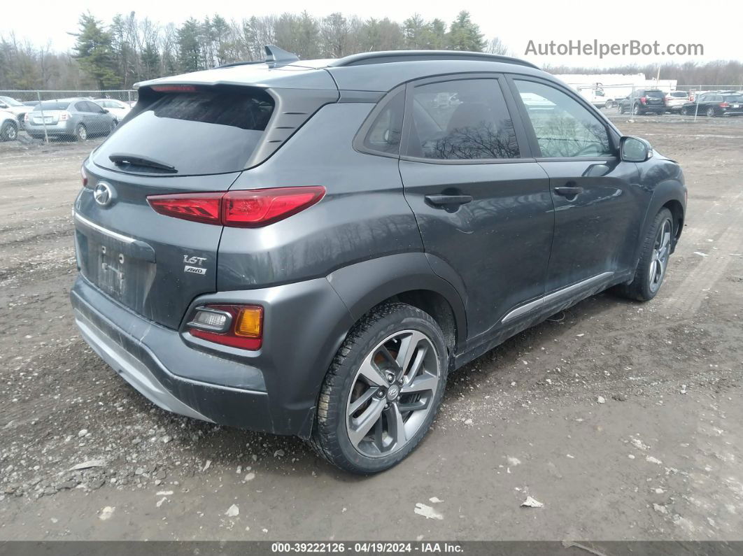 2021 Hyundai Kona Limited Gray vin: KM8K3CA52MU680375