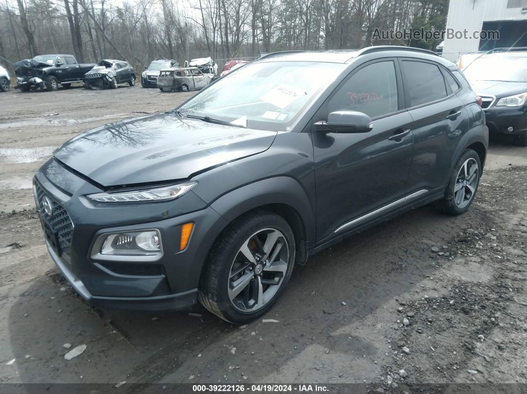 2021 Hyundai Kona Limited Gray vin: KM8K3CA52MU680375