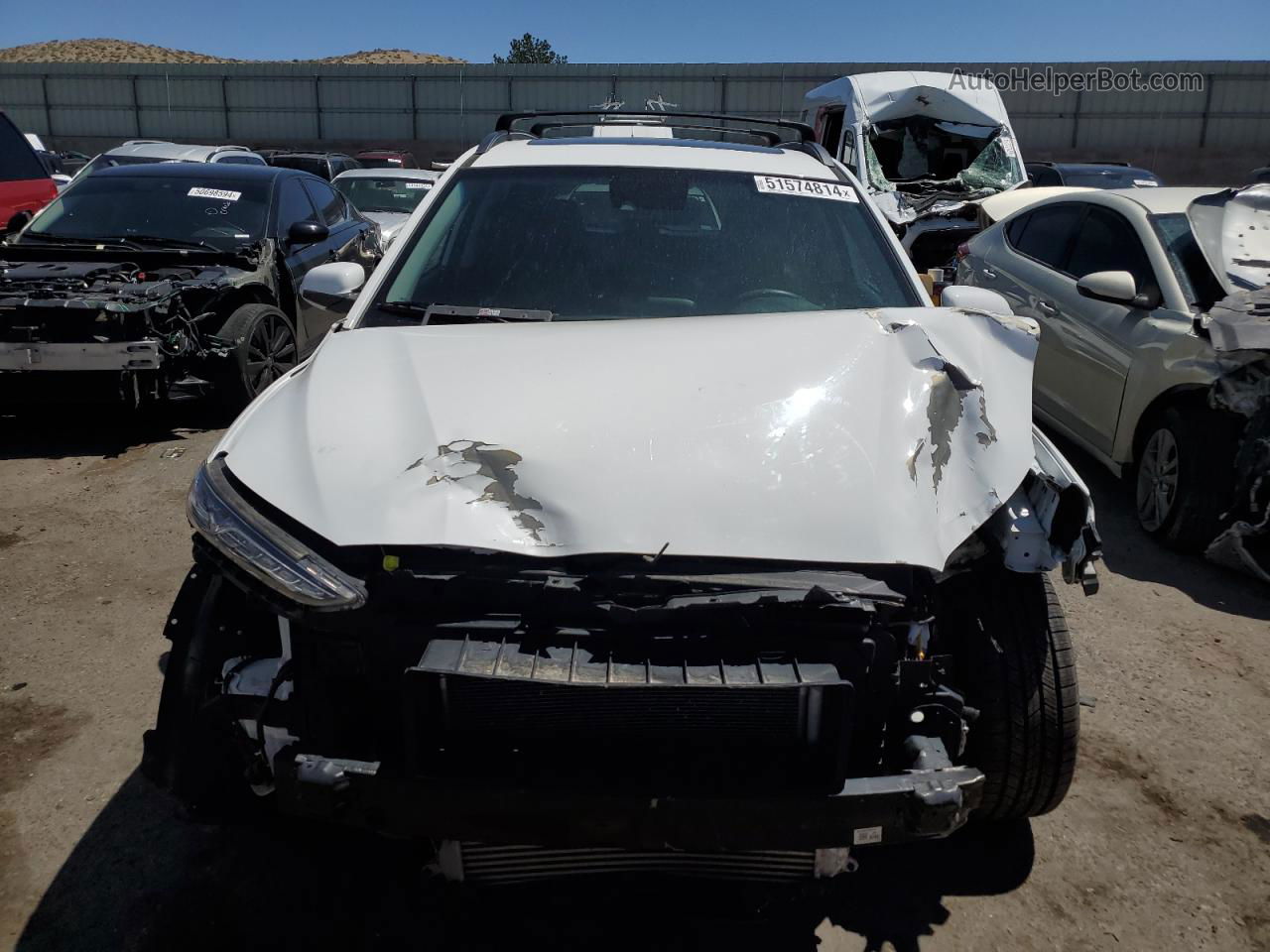 2021 Hyundai Kona Limited White vin: KM8K3CA52MU720793