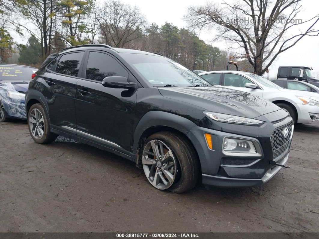 2021 Hyundai Kona Limited Black vin: KM8K3CA56MU667399