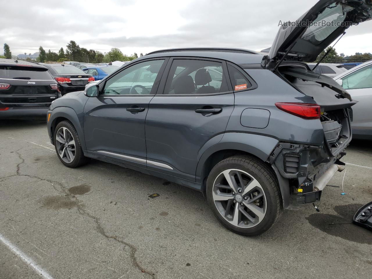 2021 Hyundai Kona Limited Charcoal vin: KM8K3CA5XMU730326