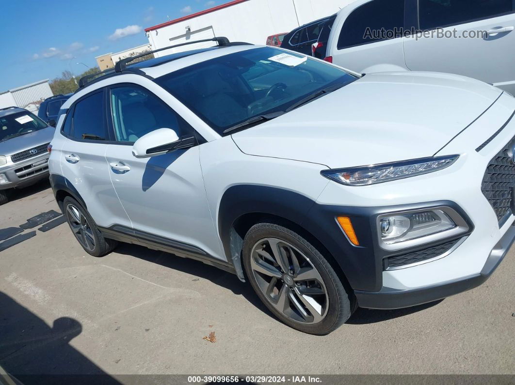 2021 Hyundai Kona Ultimate White vin: KM8K53A51MU658832