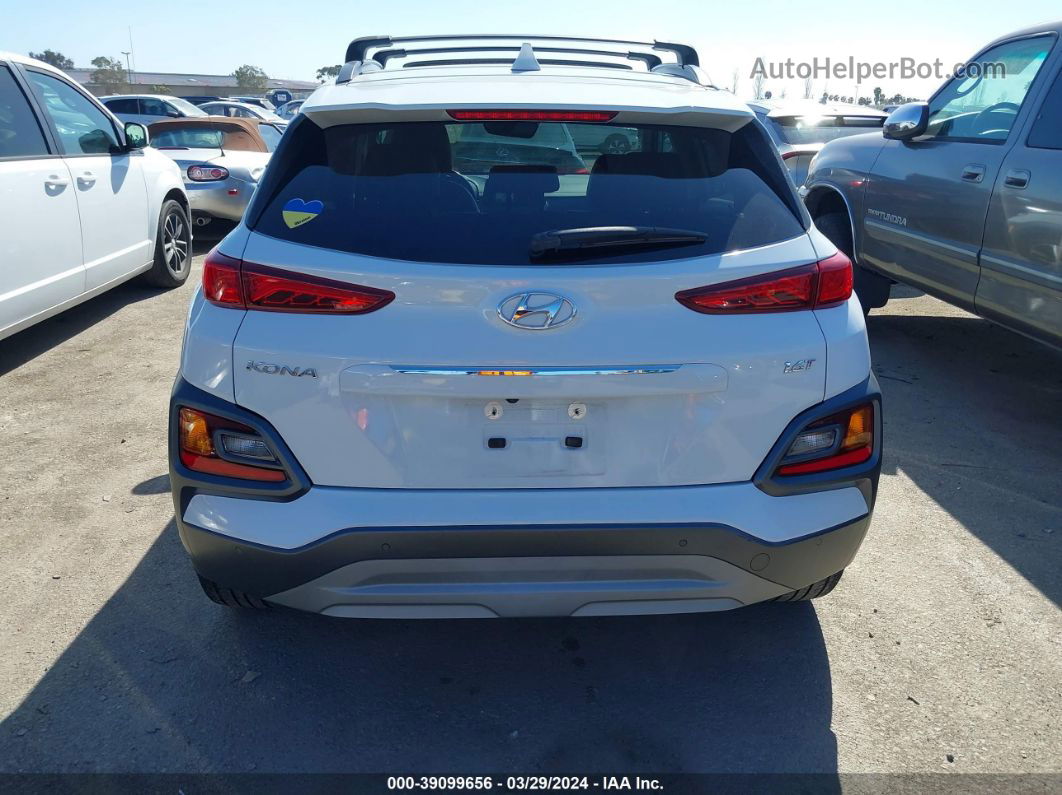 2021 Hyundai Kona Ultimate White vin: KM8K53A51MU658832