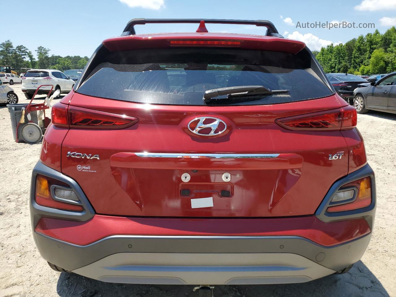 2021 Hyundai Kona Ultimate Red vin: KM8K53A55MU616020