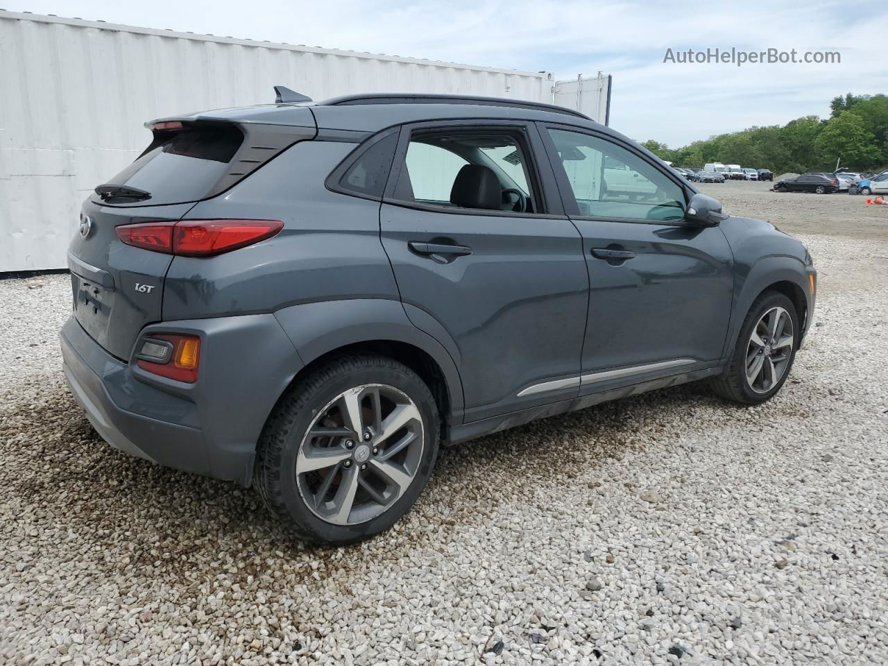 2021 Hyundai Kona Ultimate Серый vin: KM8K53A59MU660098