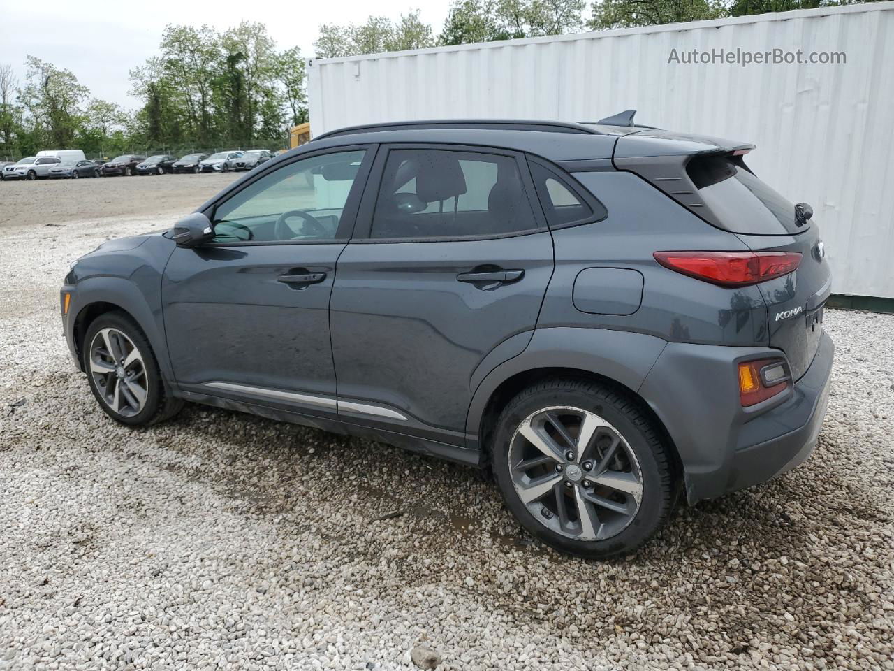 2021 Hyundai Kona Ultimate Серый vin: KM8K53A59MU660098