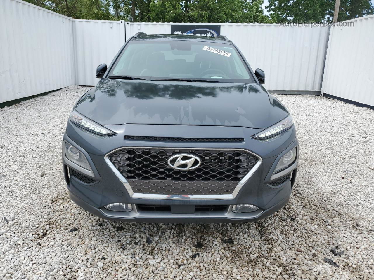 2021 Hyundai Kona Ultimate Gray vin: KM8K53A59MU660098