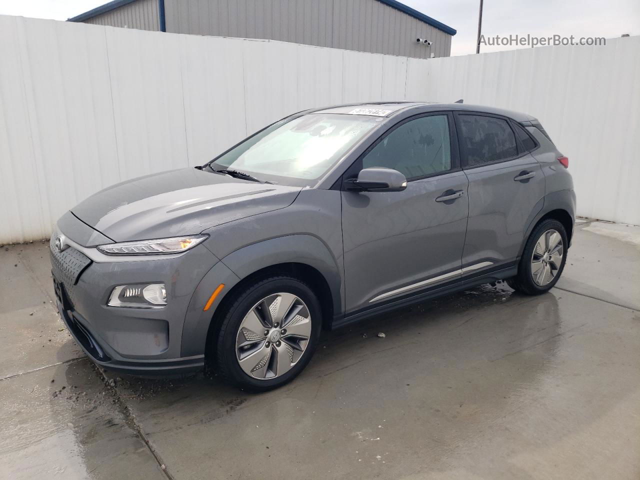 2021 Hyundai Kona Ultimate Gray vin: KM8K53AG2MU131352