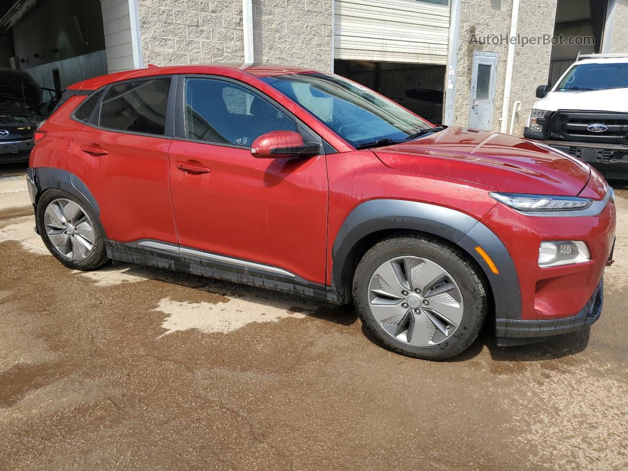 2021 Hyundai Kona Ultimate Красный vin: KM8K53AG3MU135216