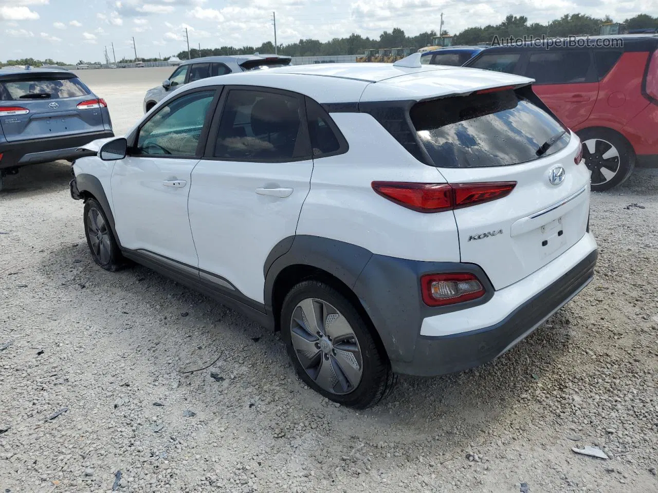 2021 Hyundai Kona Ultimate White vin: KM8K53AG7MU135462