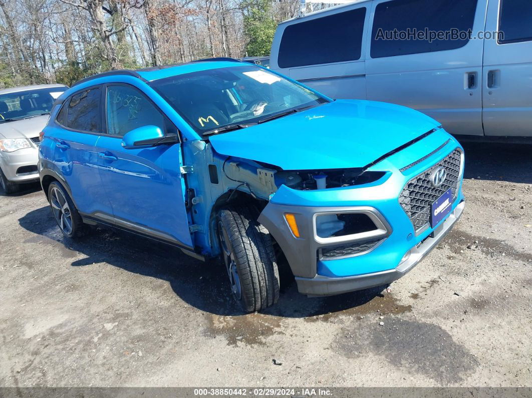 2021 Hyundai Kona Ultimate Blue vin: KM8K5CA54MU613383