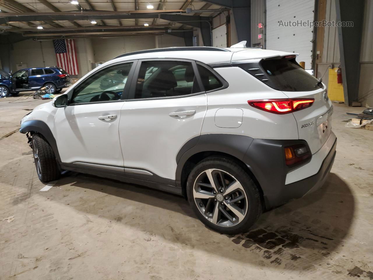 2021 Hyundai Kona Ultimate White vin: KM8K5CA59MU663325