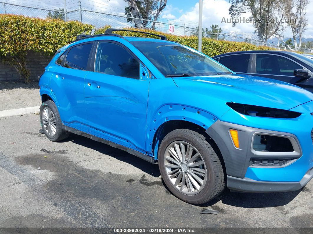 2021 Hyundai Kona Sel Plus Blue vin: KM8K62AA0MU601753