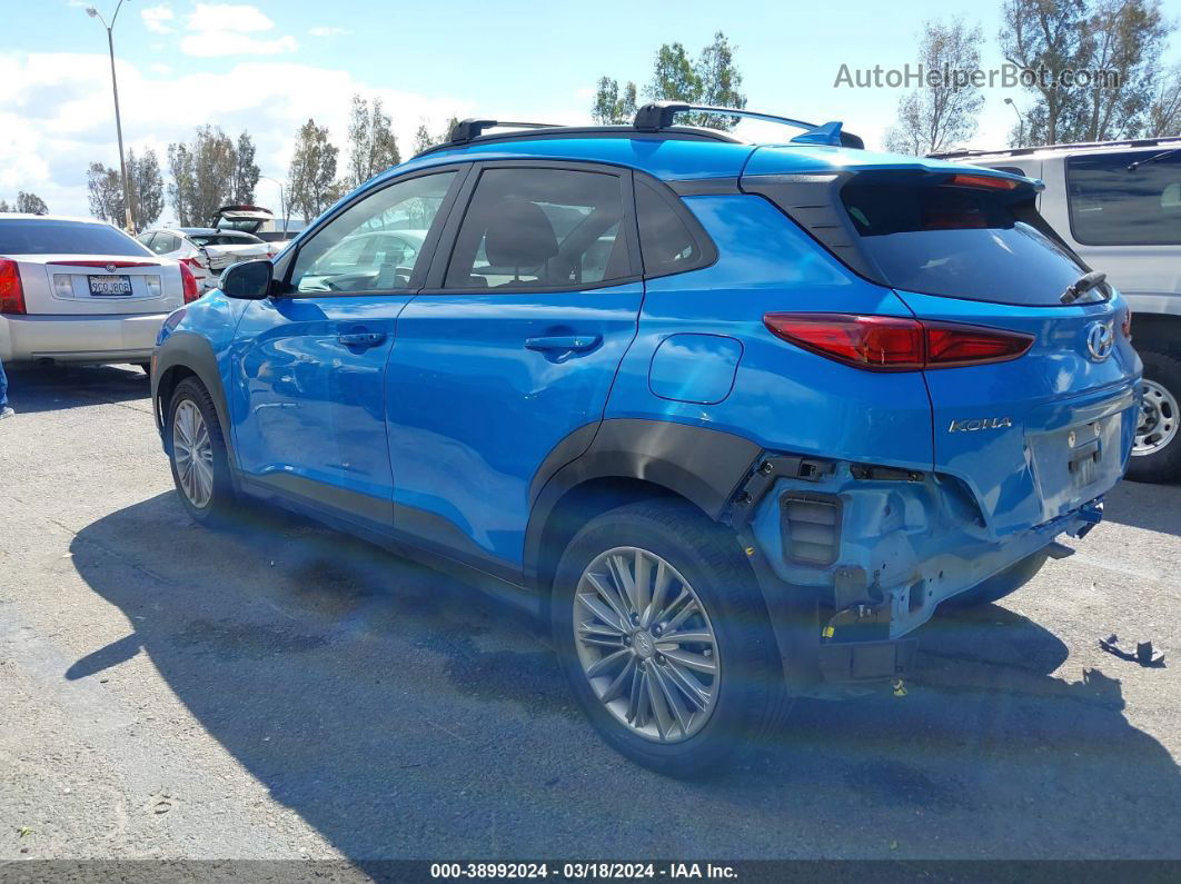 2021 Hyundai Kona Sel Plus Blue vin: KM8K62AA0MU601753