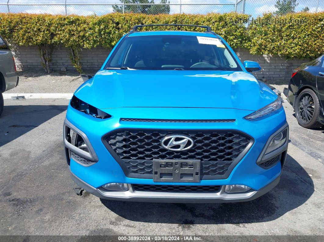 2021 Hyundai Kona Sel Plus Blue vin: KM8K62AA0MU601753