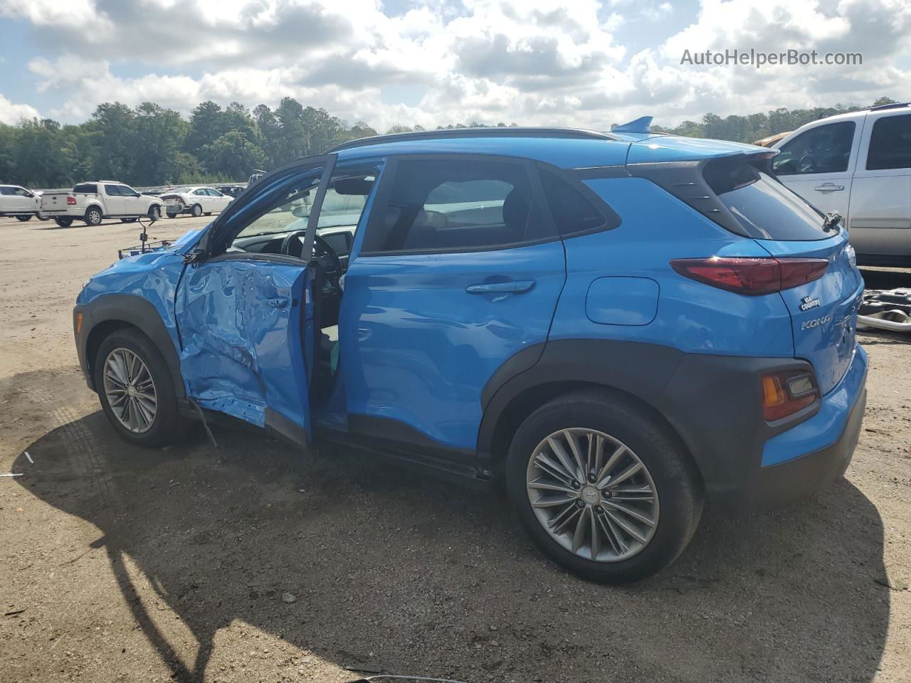 2021 Hyundai Kona Sel Plus Blue vin: KM8K62AA0MU615524