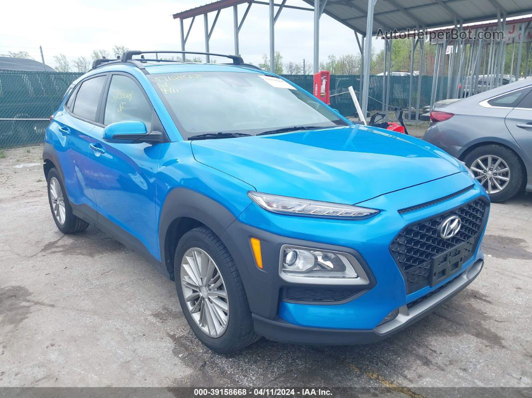 2021 Hyundai Kona Sel Plus Синий vin: KM8K62AA7MU618730