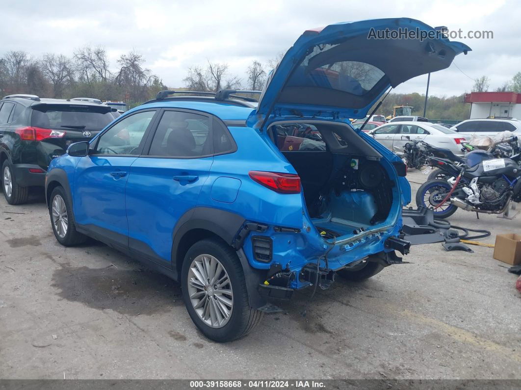 2021 Hyundai Kona Sel Plus Синий vin: KM8K62AA7MU618730