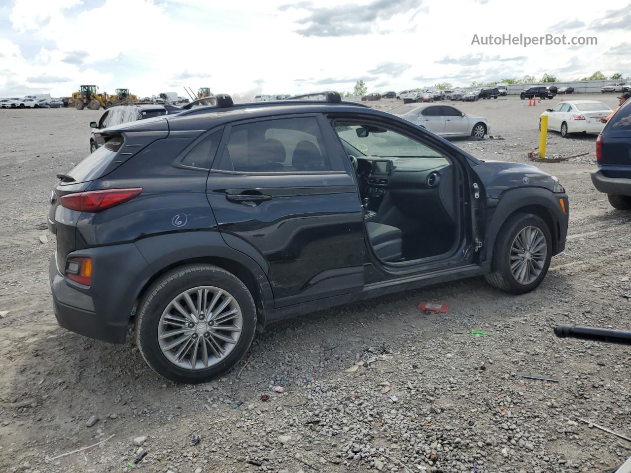 2021 Hyundai Kona Sel Plus Black vin: KM8K62AA8MU626593