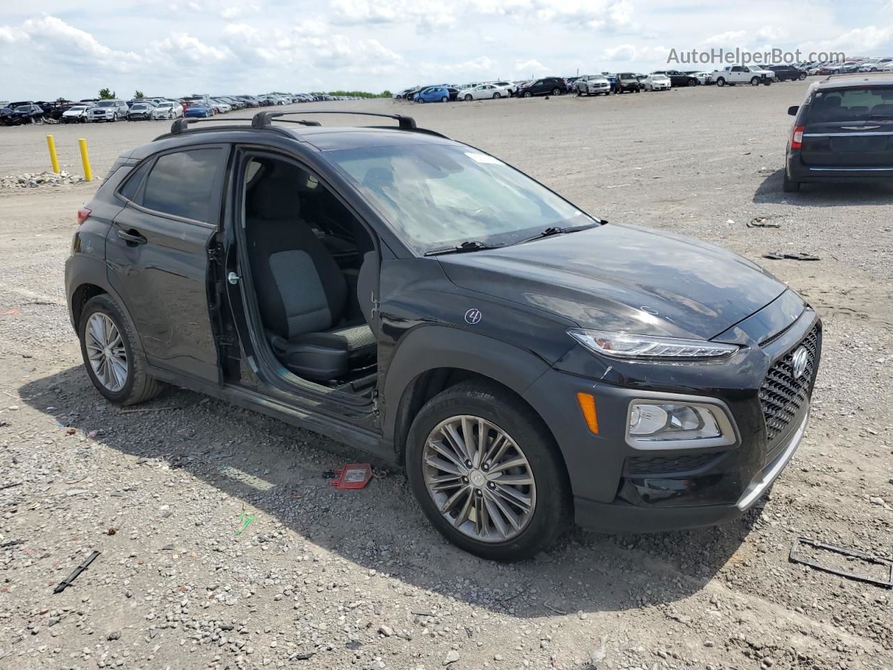 2021 Hyundai Kona Sel Plus Black vin: KM8K62AA8MU626593