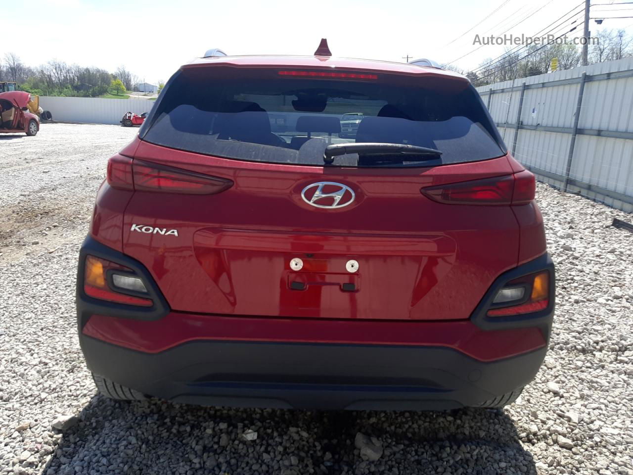 2021 Hyundai Kona Sel Plus Красный vin: KM8K62AA9MU686074