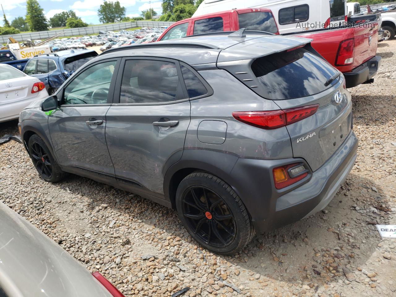 2021 Hyundai Kona Night Gray vin: KM8K63A5XMU700959