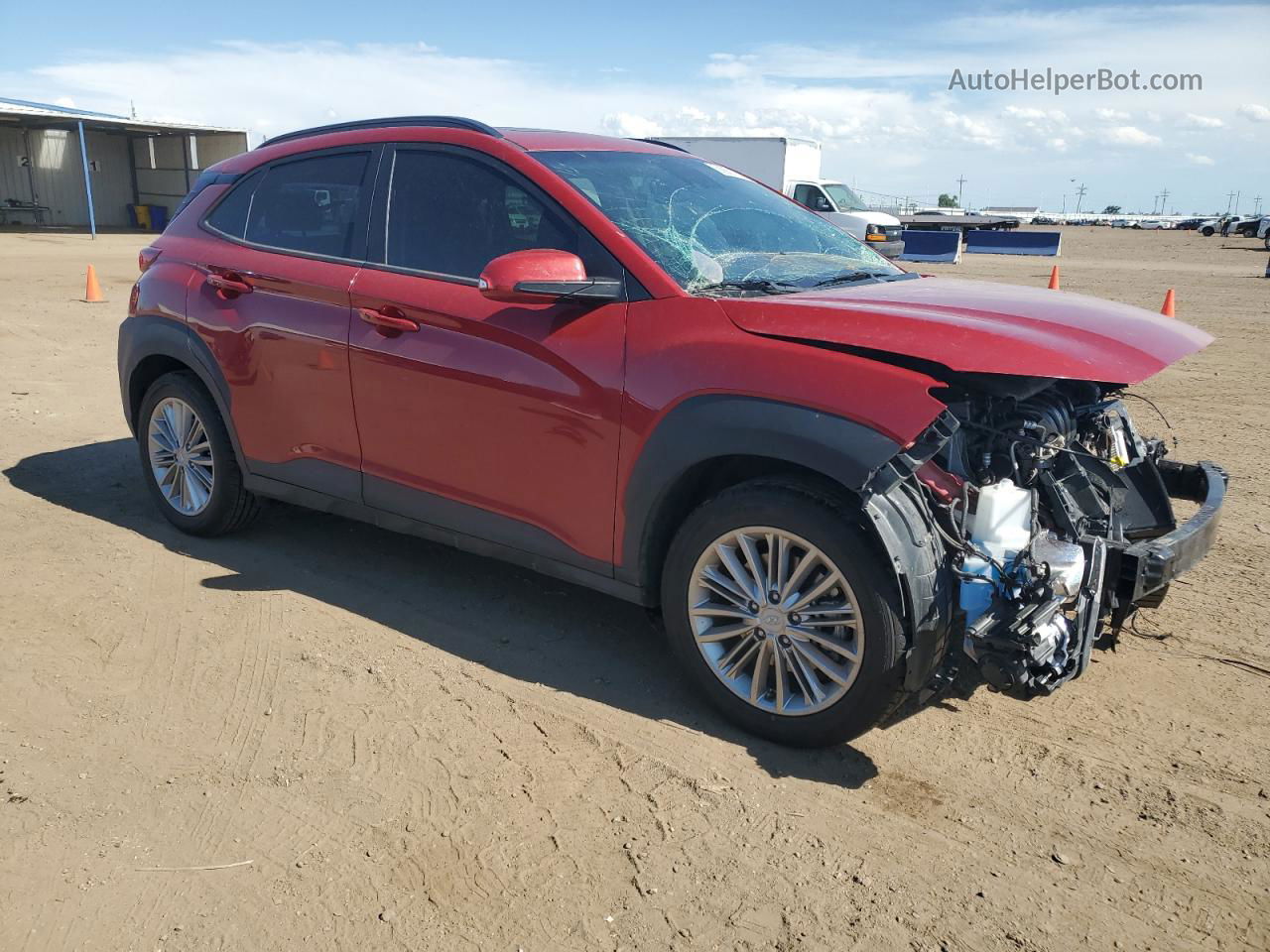 2021 Hyundai Kona Sel Plus Red vin: KM8K6CAA8MU735559