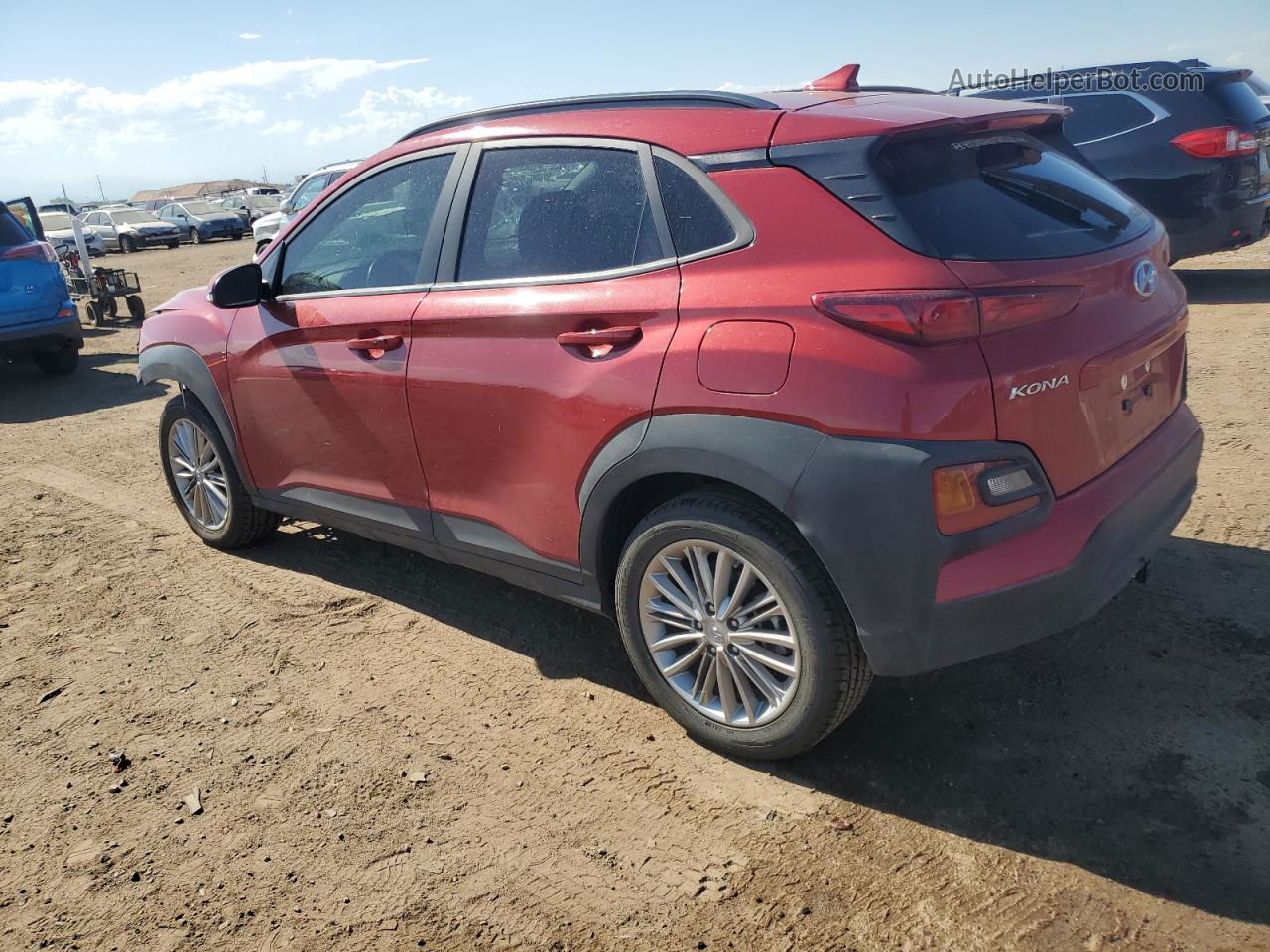 2021 Hyundai Kona Sel Plus Red vin: KM8K6CAA8MU735559