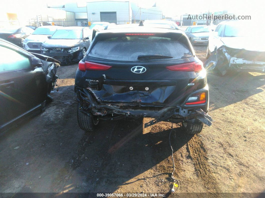 2021 Hyundai Kona Sel Plus Black vin: KM8K6CAA9MU680300