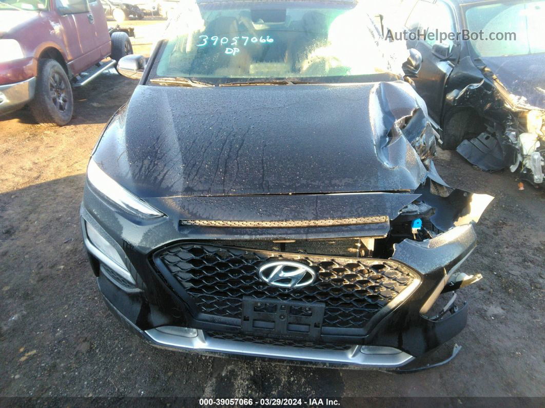 2021 Hyundai Kona Sel Plus Black vin: KM8K6CAA9MU680300