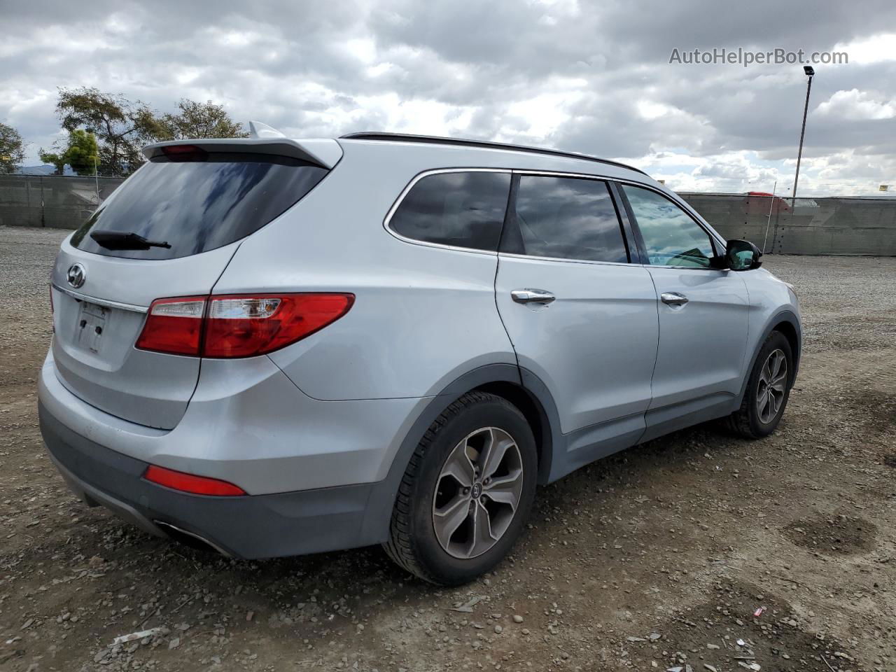 2013 Hyundai Santa Fe Gls Silver vin: KM8SM4HF0DU009403