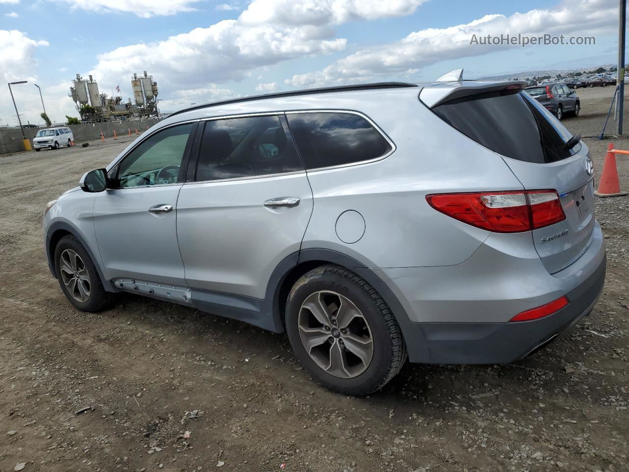 2013 Hyundai Santa Fe Gls Silver vin: KM8SM4HF0DU009403