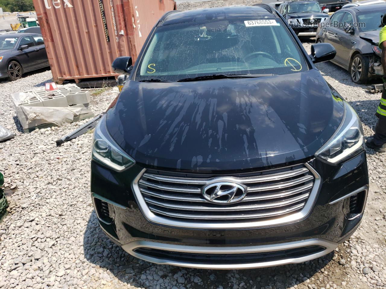 2018 Hyundai Santa Fe Se Black vin: KM8SM4HF1JU260183