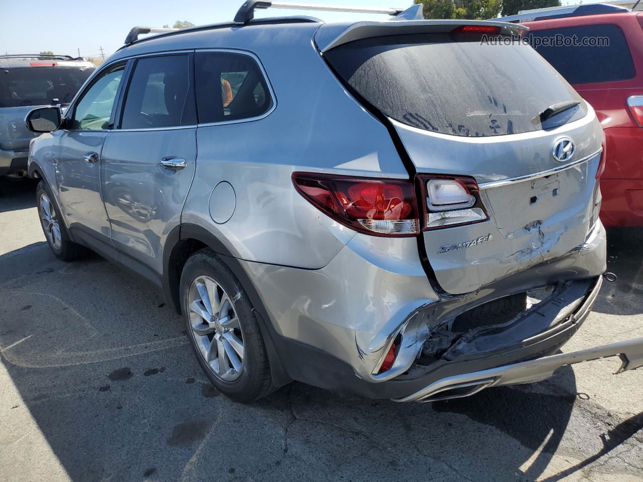 2018 Hyundai Santa Fe Se Silver vin: KM8SM4HF1JU270180