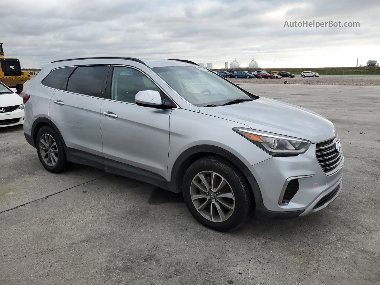 2018 Hyundai Santa Fe Se Silver vin: KM8SM4HF1JU270857