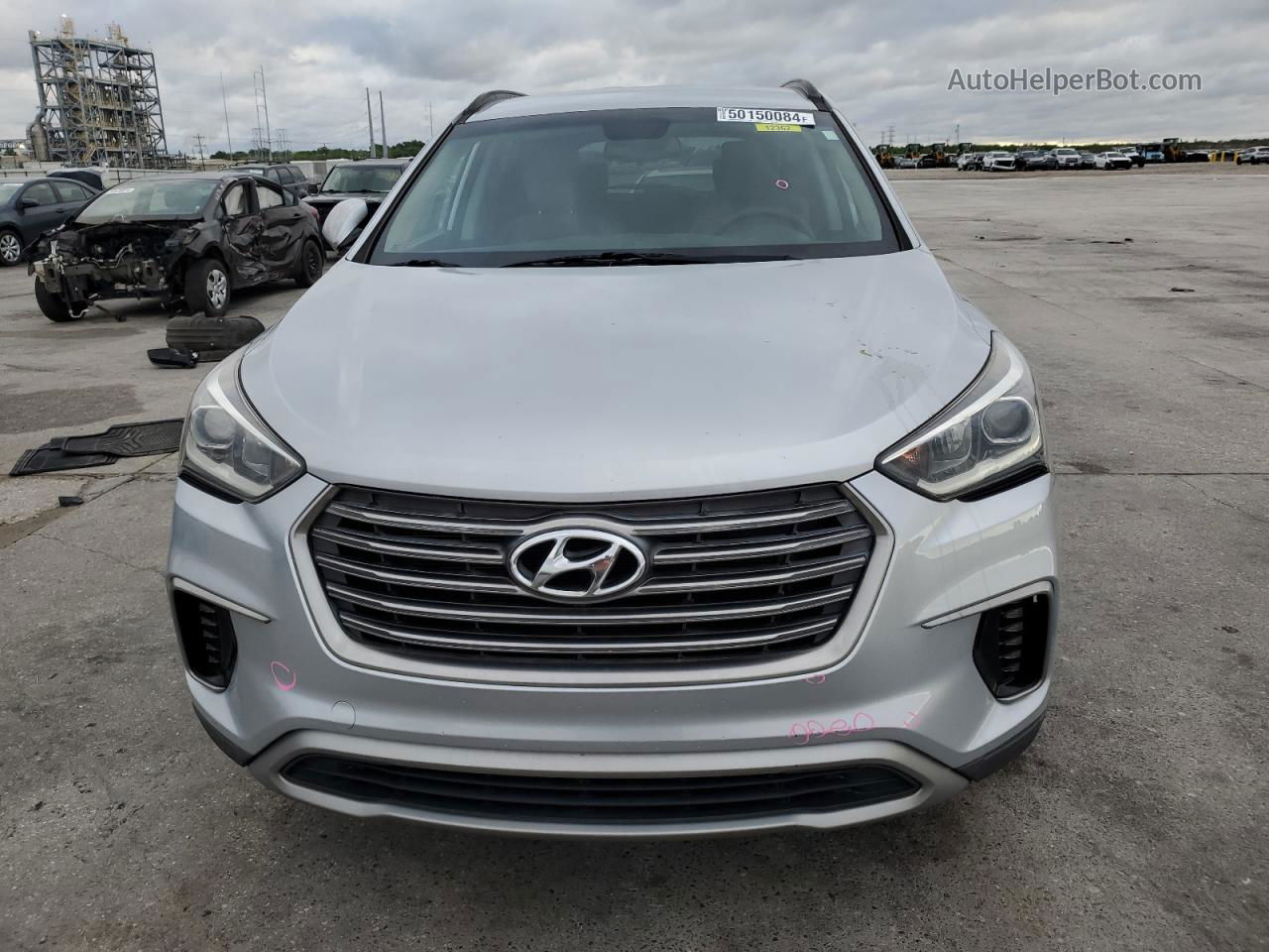 2018 Hyundai Santa Fe Se Silver vin: KM8SM4HF1JU270857