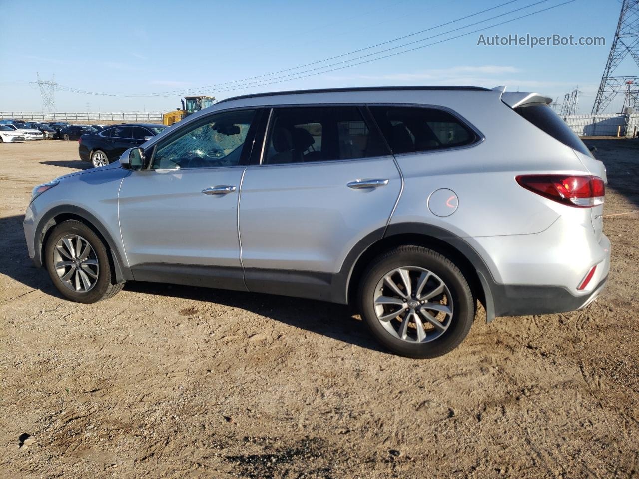 2018 Hyundai Santa Fe Se Silver vin: KM8SM4HF1JU289294