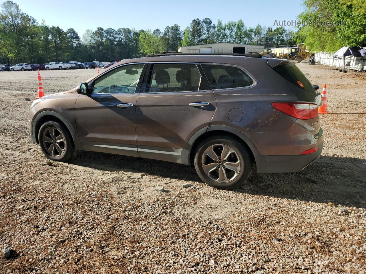 2013 Hyundai Santa Fe Gls Brown vin: KM8SM4HF2DU008298