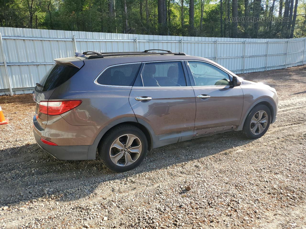 2013 Hyundai Santa Fe Gls Brown vin: KM8SM4HF2DU008298