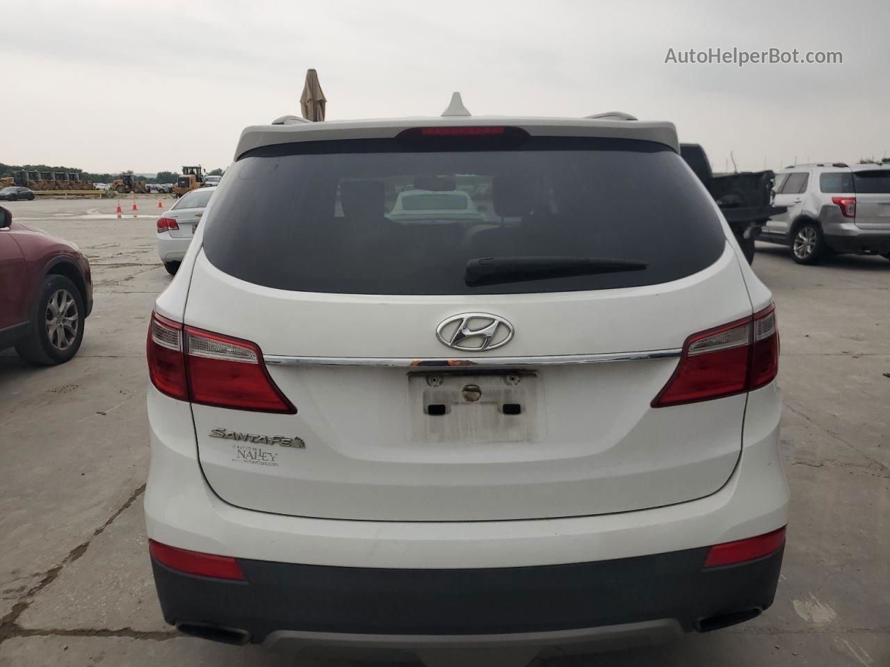 2013 Hyundai Santa Fe Gls Белый vin: KM8SM4HF2DU013050