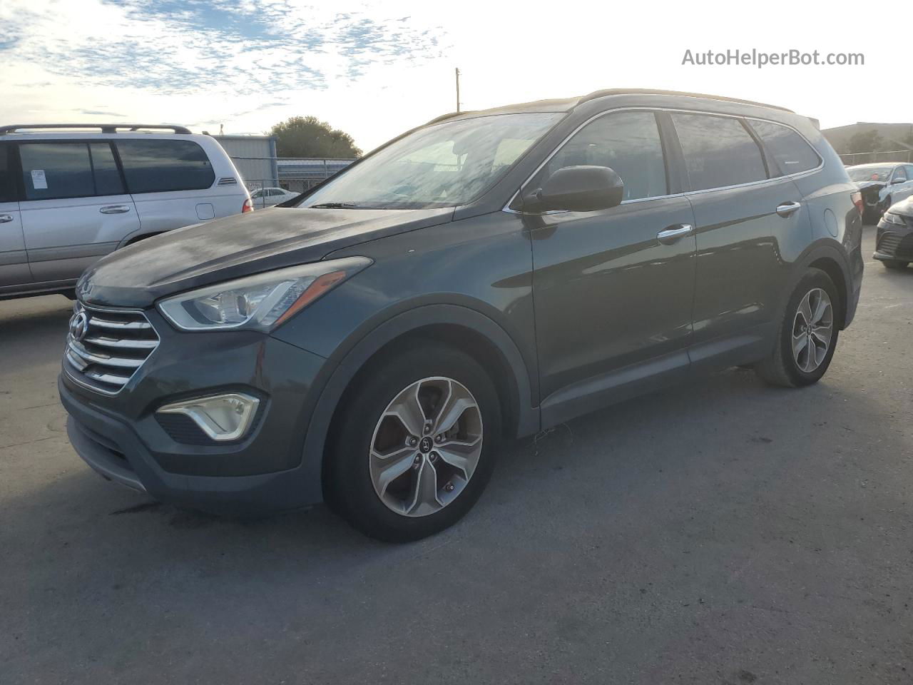 2013 Hyundai Santa Fe Gls Gray vin: KM8SM4HF3DU003823