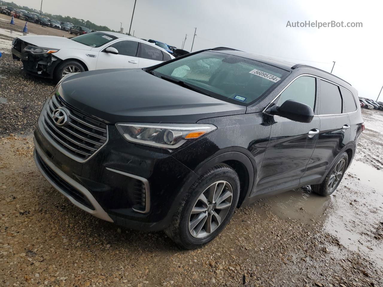 2018 Hyundai Santa Fe Se Black vin: KM8SM4HF3JU269970