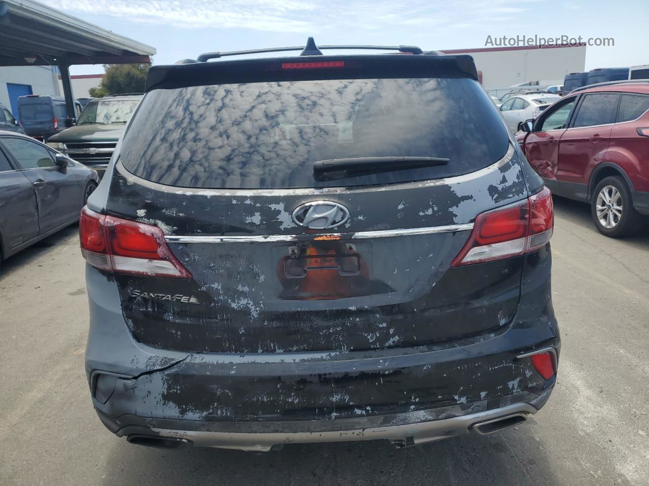 2018 Hyundai Santa Fe Se Black vin: KM8SM4HF3JU275137