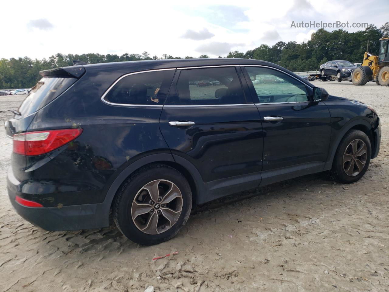 2013 Hyundai Santa Fe Gls Black vin: KM8SM4HF4DU011378