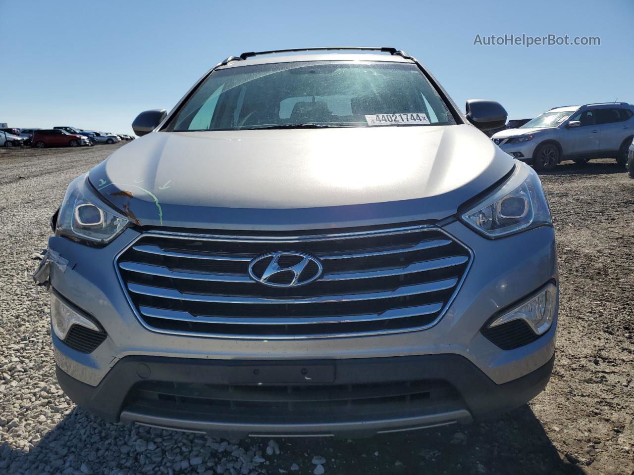 2013 Hyundai Santa Fe Gls Silver vin: KM8SM4HF5DU015049