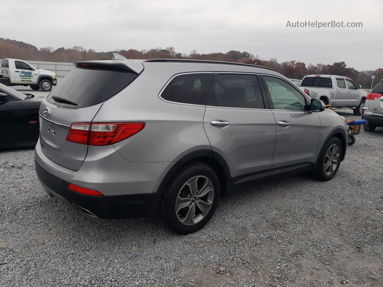 2014 Hyundai Santa Fe Gls Silver vin: KM8SM4HF5EU040678