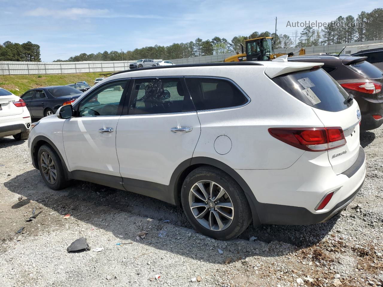 2018 Hyundai Santa Fe Se White vin: KM8SM4HF5JU264186